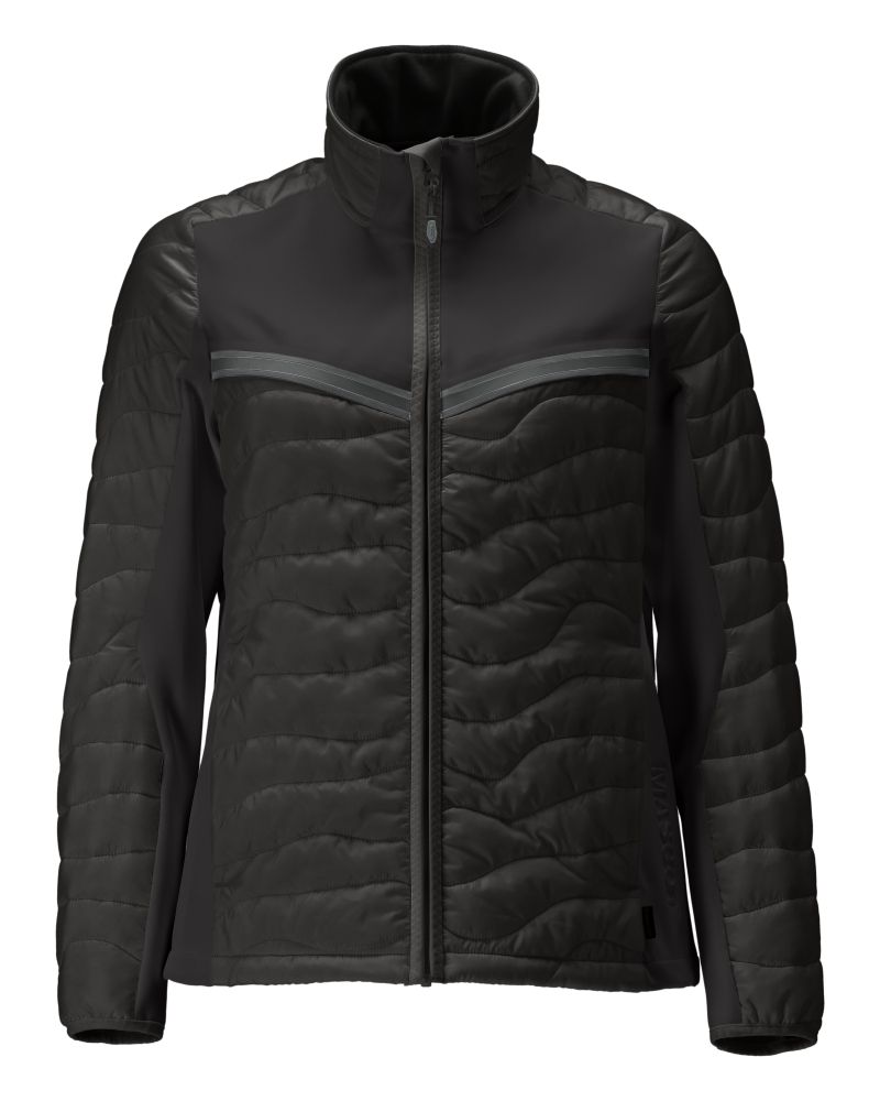 Damen-Passform Thermojacke CUSTOMIZED Schwarz L