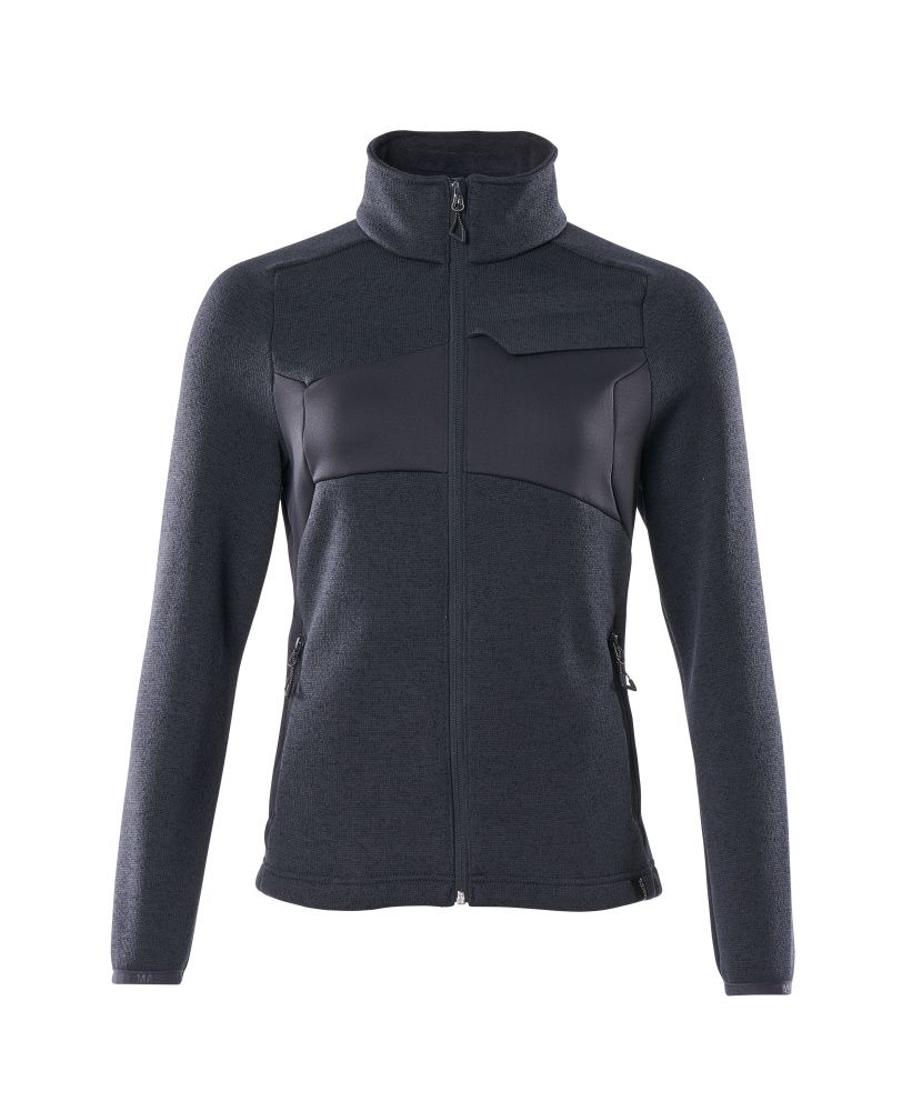 Damen-Passform Strickpullover mit Reißverschluss ACCELERATE Schwarzblau S