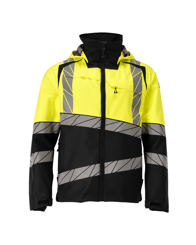 Hardshelljacke ACCELERATE SAFE Schwarz/Hi-vis Gelb 2XL