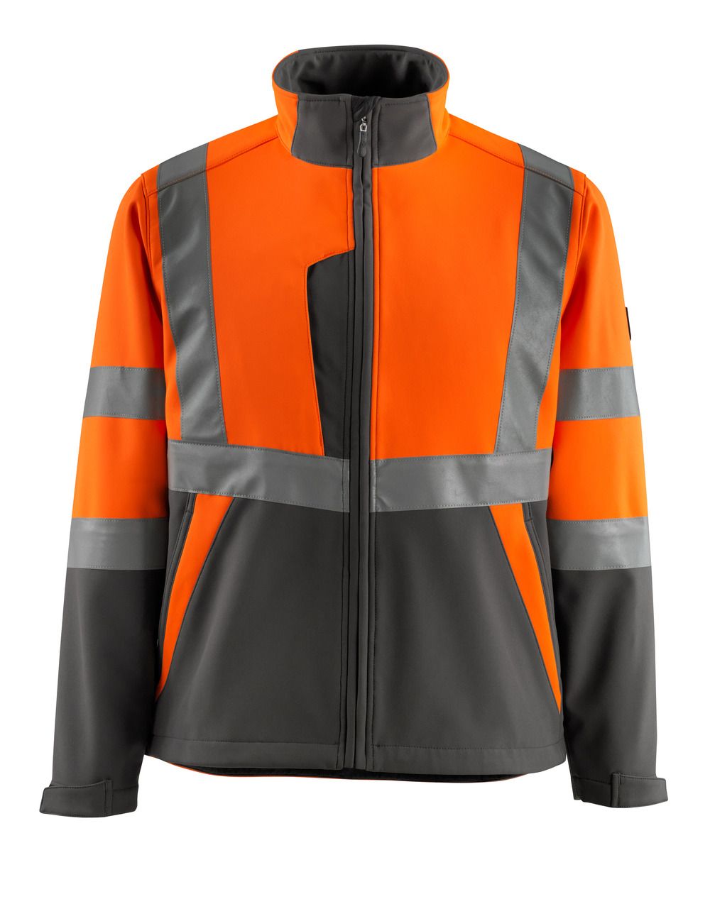 Softshelljacke SAFE LIGHT Hi-vis Orange/Dunkelanthrazit L