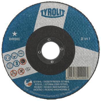 Trennscheibe BASIC D125x1,6mm ger.2in1 Bohr.22,23mm TYROLIT