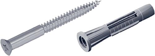 Schraubenset 11602 4,5x60mm STA verz.m.Dübeln u.Schrauben ALFER ELEMENT SYSTEM