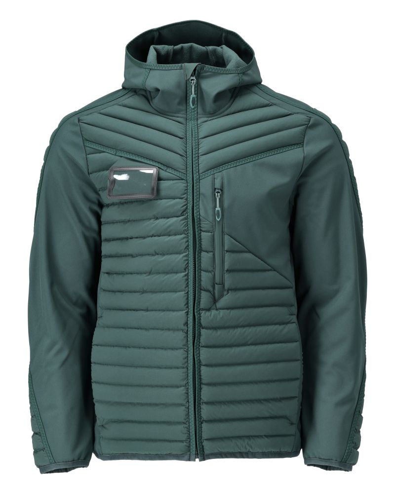 Thermojacke mit Kapuze CUSTOMIZED Waldgrün L