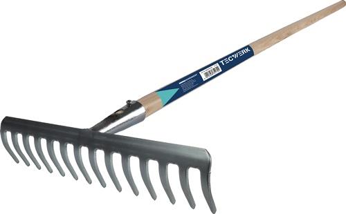 Rechen Arbeits-B.350mm 14 Zinken verz.TECWERK