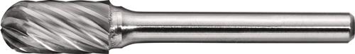 Frässtift WRC INOX D.10mm Kopf-L.20mm Schaft-D.6mm HM Verz.Normal,fein TECWERK