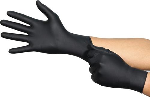 Einw.-Handsch.MicroFlex 94-242 ESD Gr.L schwarz Nitril