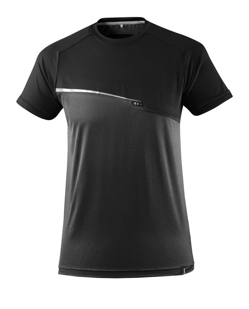 T-Shirt ADVANCED Schwarz 2XL