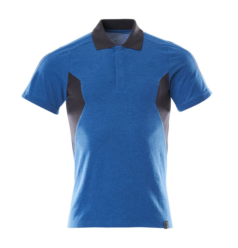 Polo-Shirt ACCELERATE Azurblau/Schwarzblau M  ONE