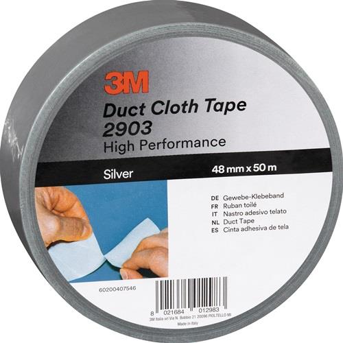 Gewebeband Scotch® 2903 silber L.50m B.48mm Rl.3M