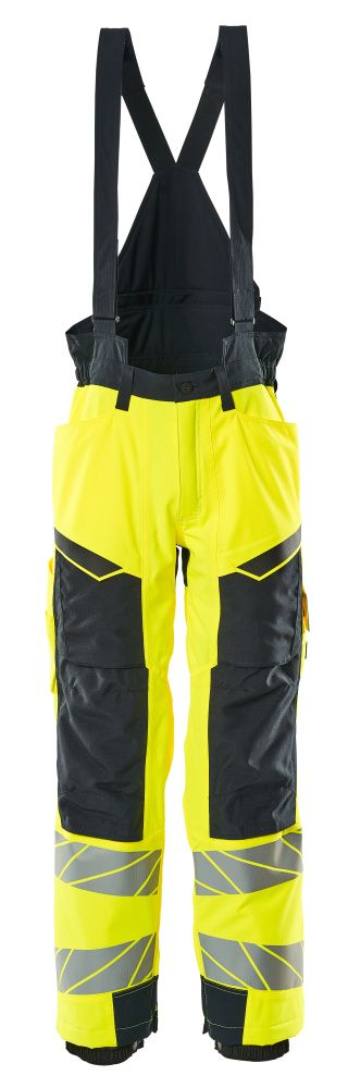 Winterhose ACCELERATE SAFE Hi-vis Gelb/Schwarzblau L