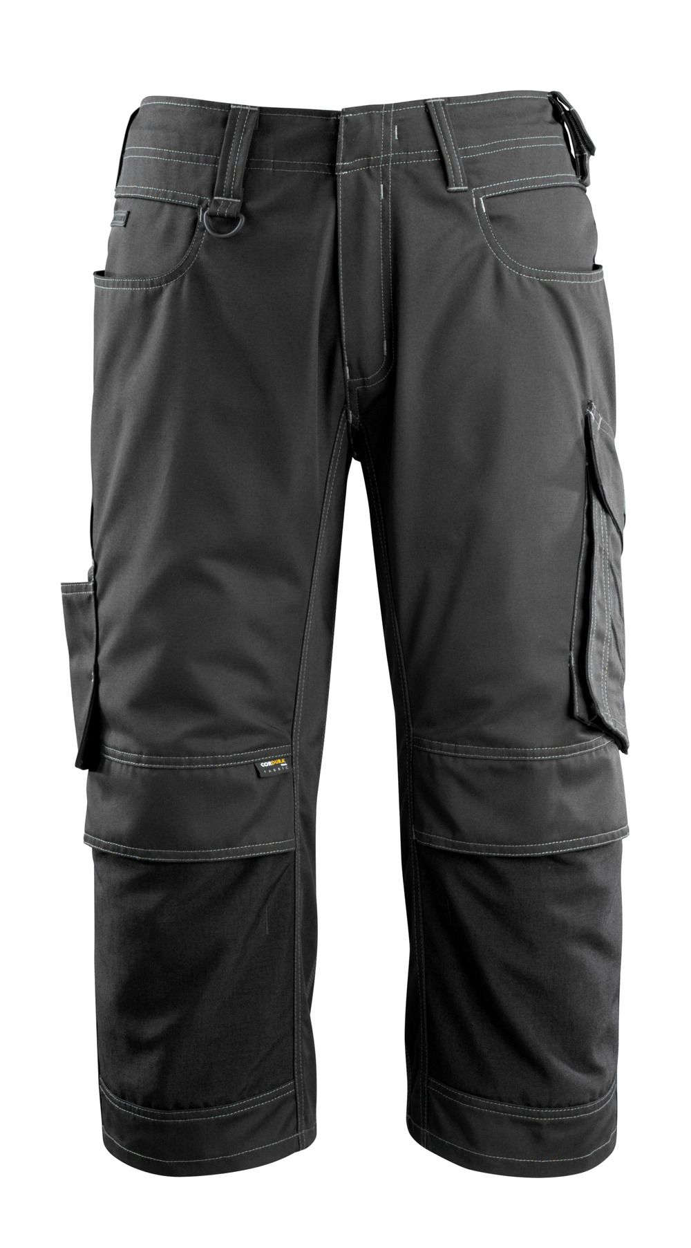Dreiviertel-Hose mit Knietaschen UNIQUE Schwarz C49