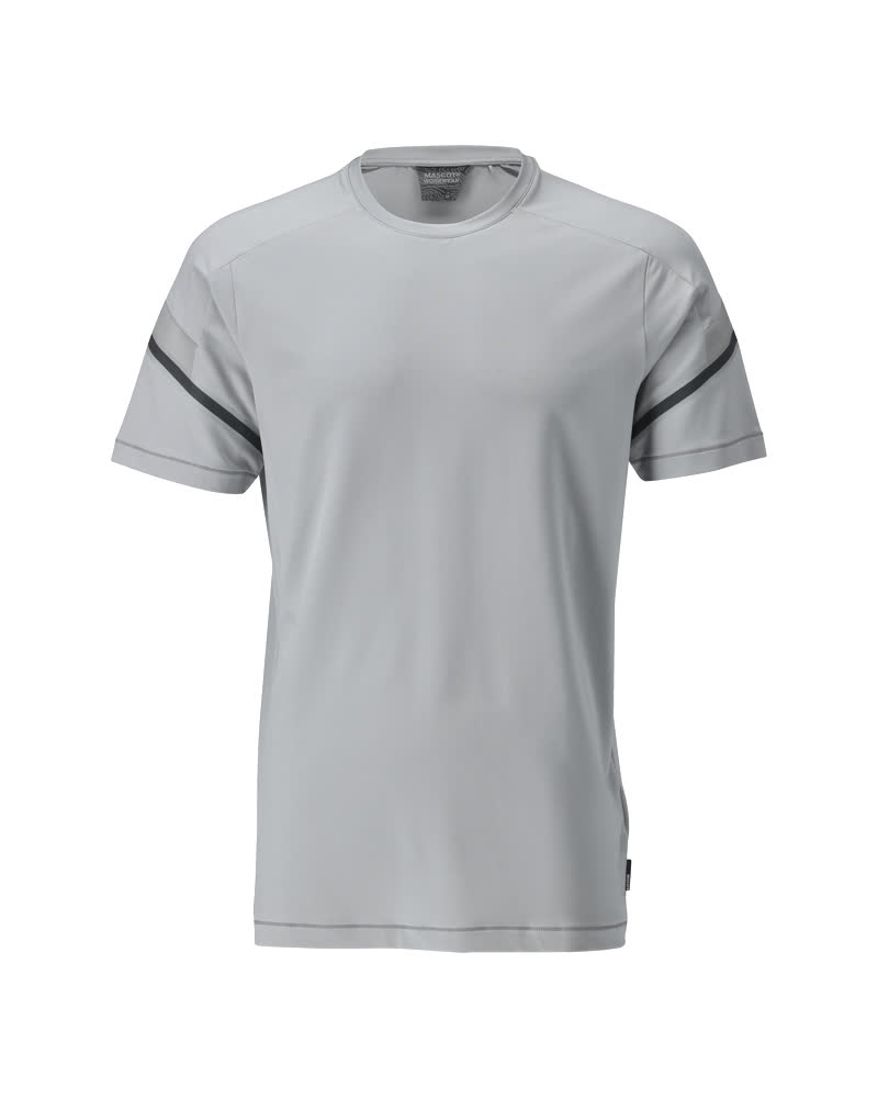 T-Shirt, Kurzarm CUSTOMIZED Silbergrau L