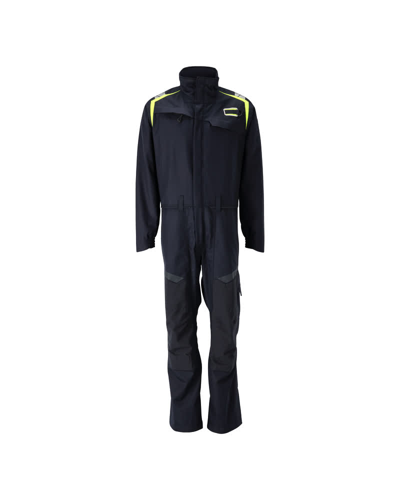 Overall mit Knietaschen ACCELERATE MULTISAFE Schwarzblau/Hi-vis Gelb XL