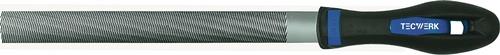 Werkstattfeile DIN 7261 L.150mm Q.16x5mm Hieb 2 Halbrund 2K-Ergo TECWERK