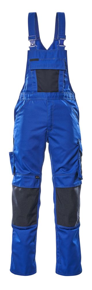 Latzhose mit Knietaschen UNIQUE Kornblau/Schwarzblau 76C48