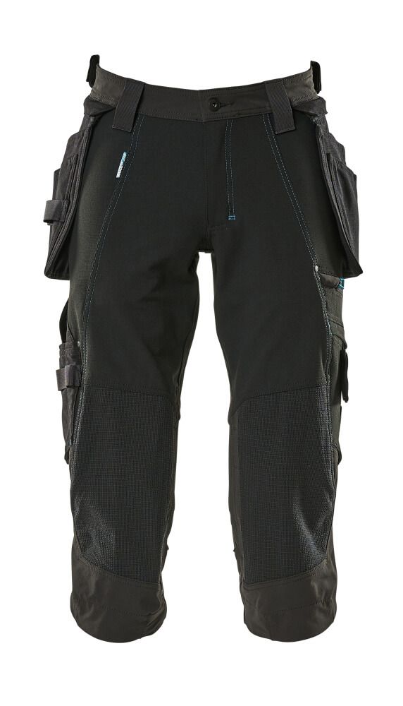 Dreiviertel-Hose mit Hängetaschen ADVANCED Schwarz C42