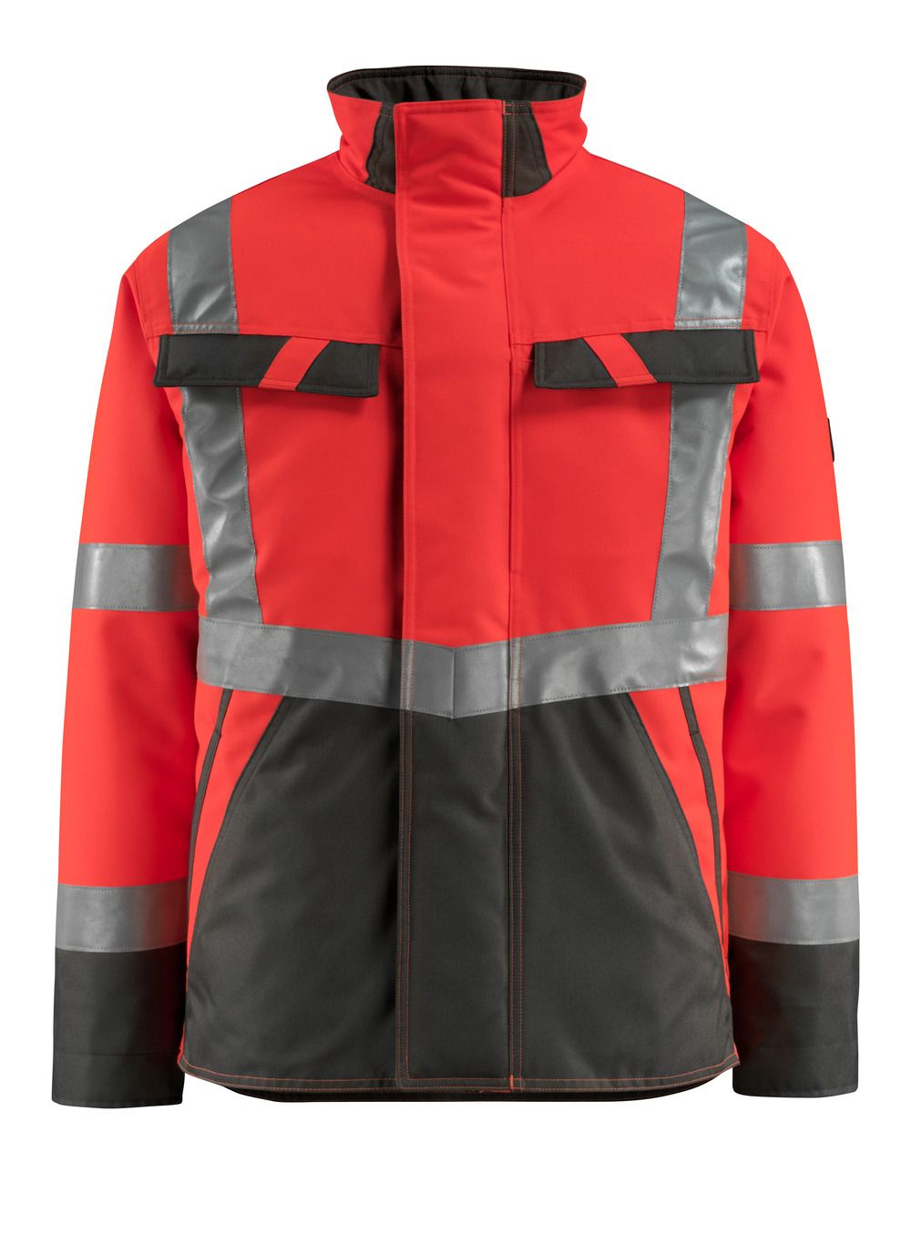 Winterjacke SAFE LIGHT Hi-vis Rot/Dunkelanthrazit 2XL