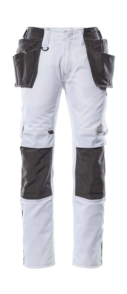 Hose mit Hängetaschen UNIQUE Weiß/Dunkelanthrazit 76C56