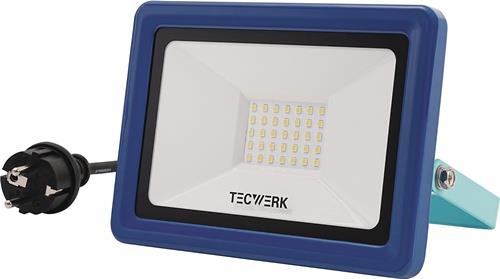LED-Strahler 30 W 2200 lm 2m H05RN-F 3x1mm² IP65 TECWERK