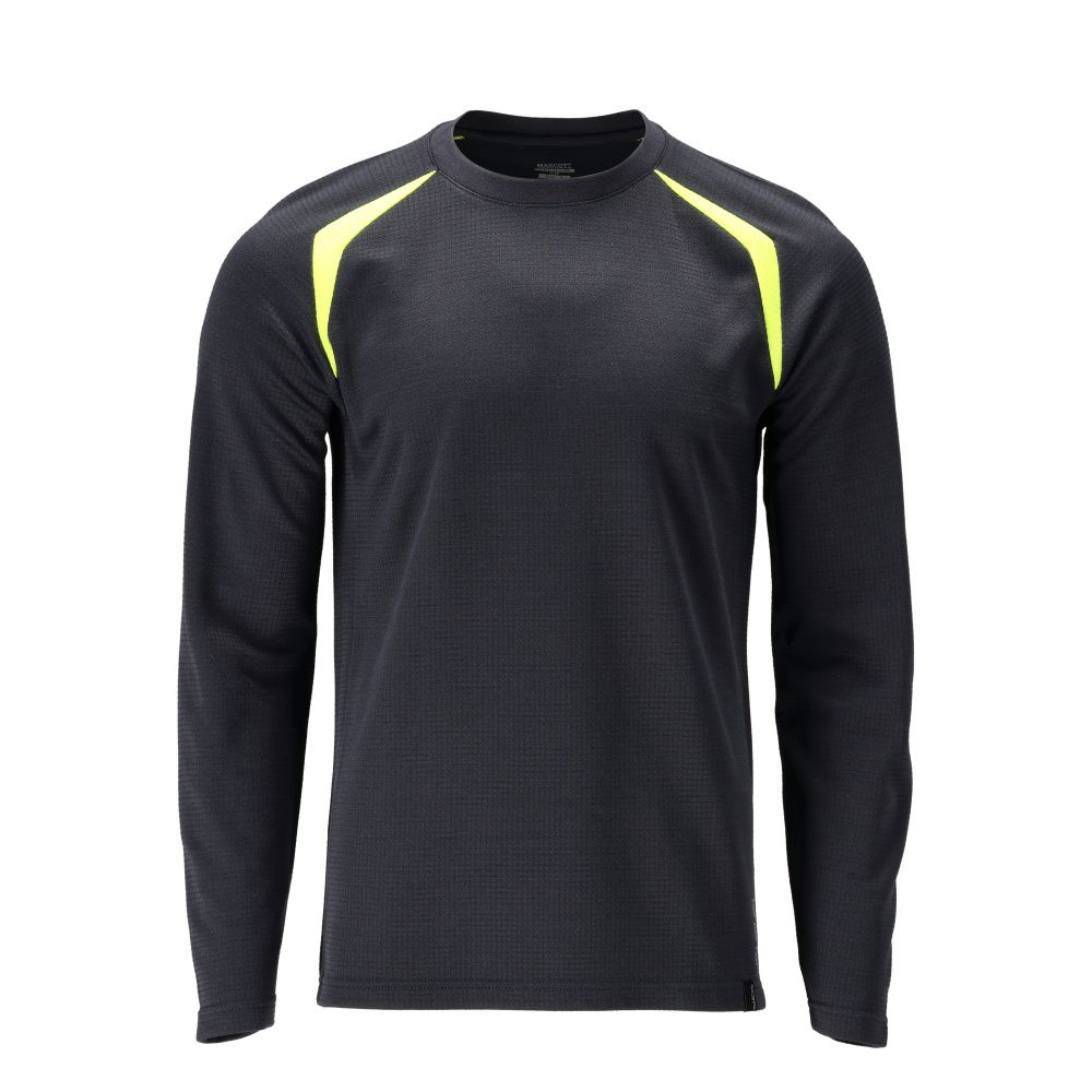 Langarmshirt ACCELERATE MULTISAFE Schwarzblau/Hi-vis Gelb 3XL