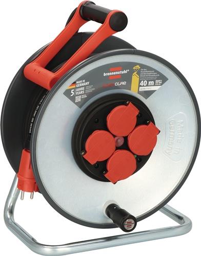 Kabeltrommel SC 4100 40m H07RN-F 3x1,5mm² 290mm 4 Stahlbl.isol.IP44 BRENNENSTUHL