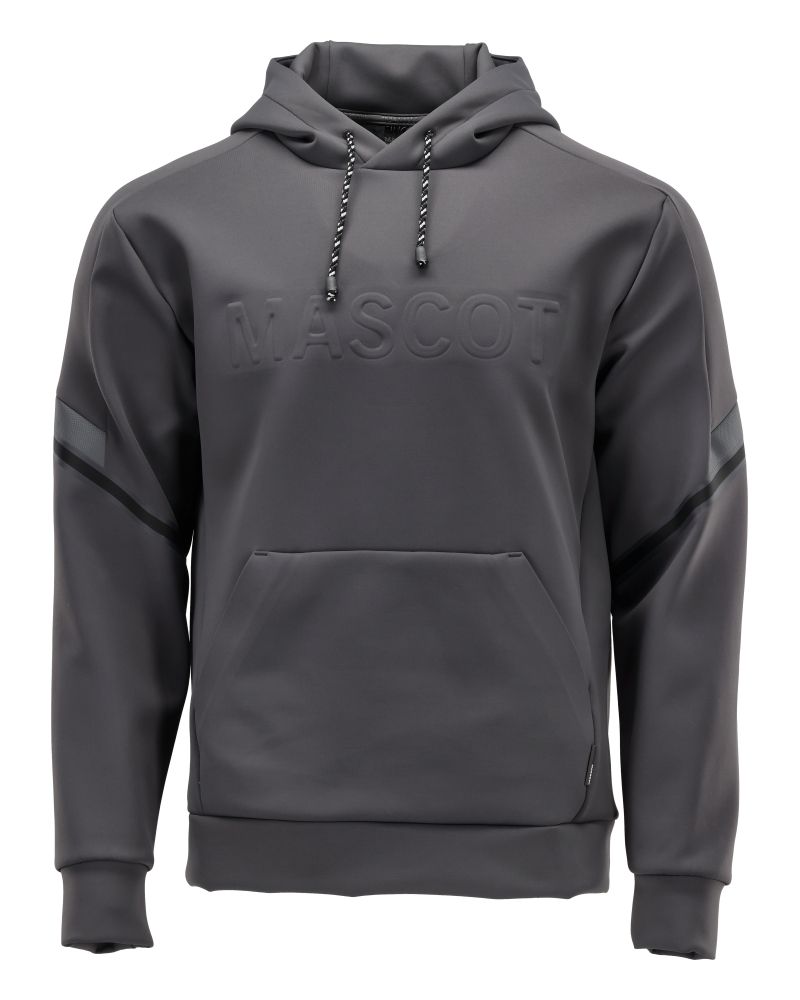 Fleece Kapuzenpullover CUSTOMIZED Anthrazitgrau XL