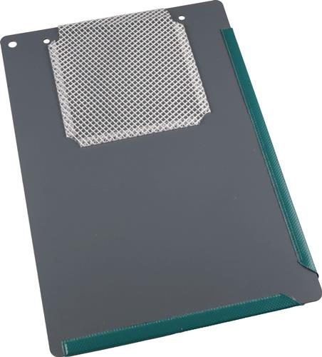Auftragstasche PVC m.Umbug-Verschweißung DIN A4 grün EICHNER