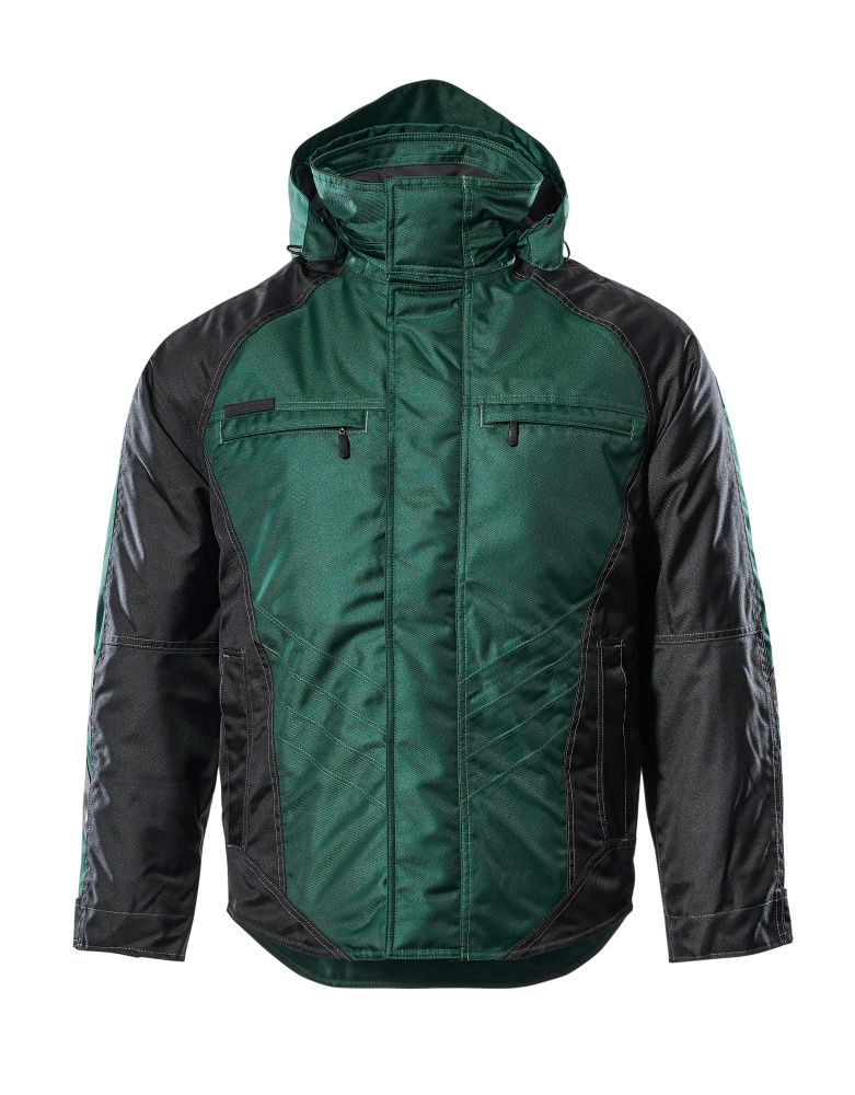 Winterjacke UNIQUE Grün/Schwarz L