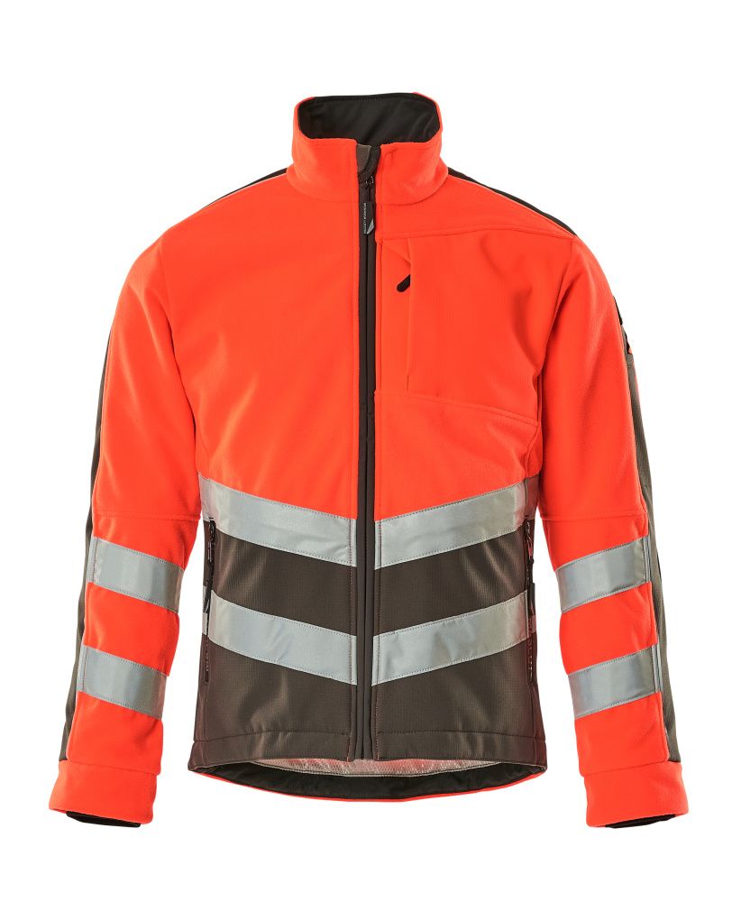 Fleecejacke SAFE SUPREME Hi-vis Rot/Dunkelanthrazit XL