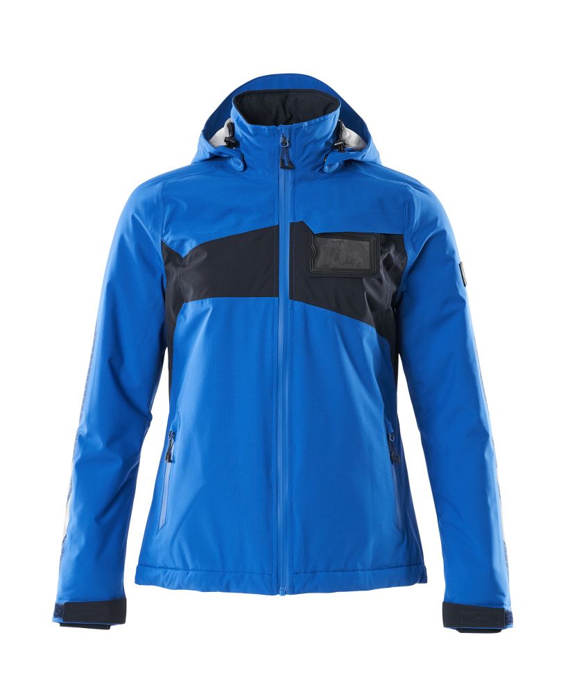 Damen-Passform Winterjacke ACCELERATE Azurblau/Schwarzblau M