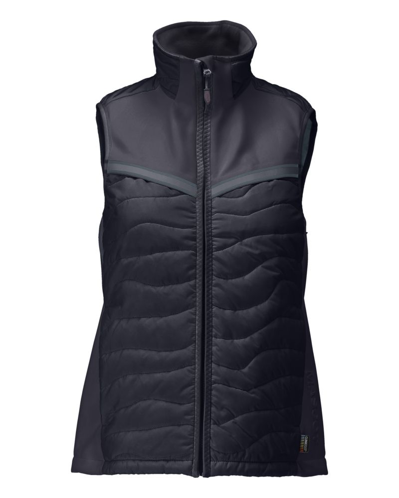 Damen-Passform Thermoweste CUSTOMIZED Schwarzblau 5XL
