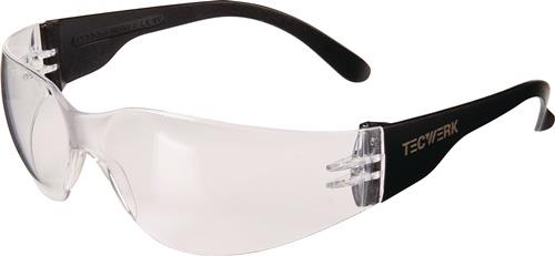 Schutzbrille Daylight Basic EN 166 Bügel schwarz,Scheibe klar PC TECWERK