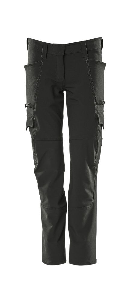 Damen-Passform PEARL Hose mit Schenkeltaschen ACCELERATE Schwarz 76C38
