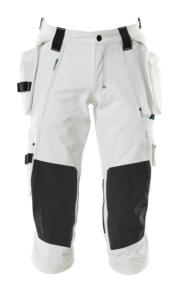 Dreiviertel-Hose mit Hängetaschen ADVANCED Weiß C42