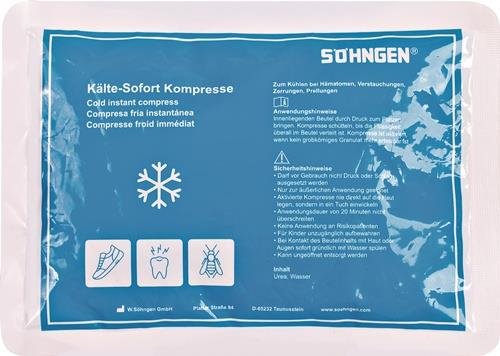 Kälte-Sofortkompressen kl.L.ca.150xB.ca.210mm o.Vorkühlung SÖHNGEN