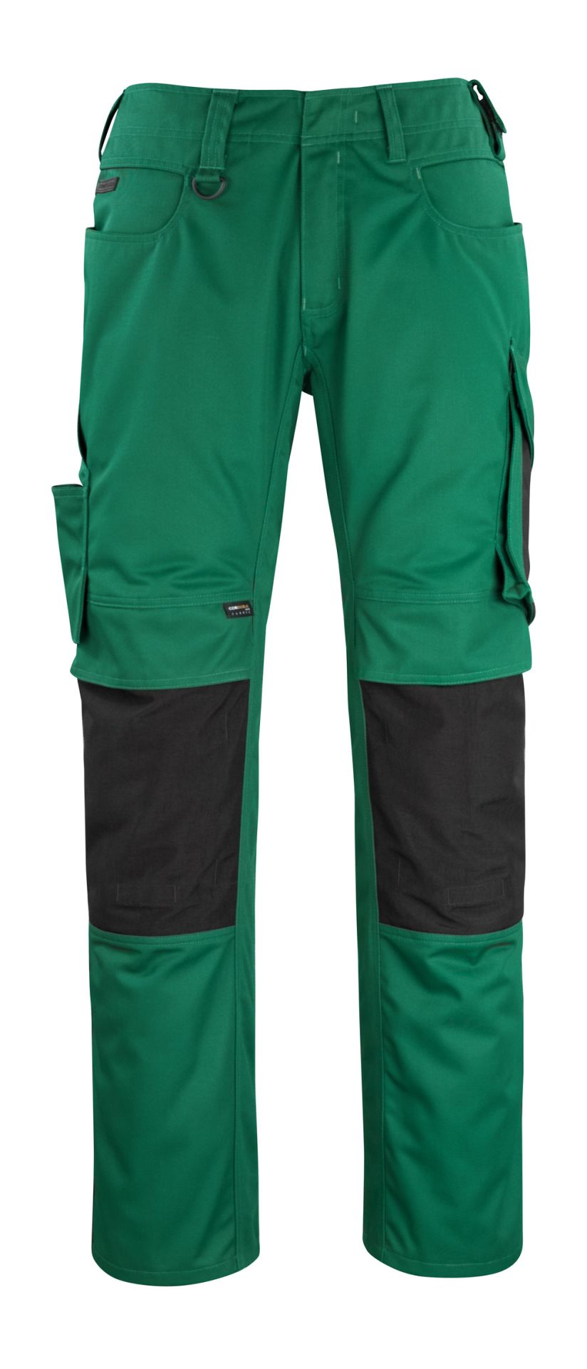 Hose mit Knietaschen UNIQUE Grün/Schwarz 76C54