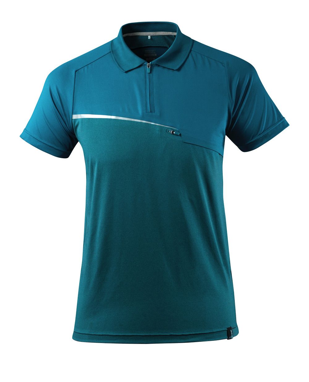Polo-Shirt mit Brusttasche ADVANCED Dunkelpetroleum 2XL