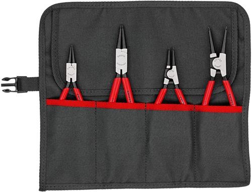 Sicherungsringzangensatz 4-tlg.in Rolltasche 10-60mm KNIPEX