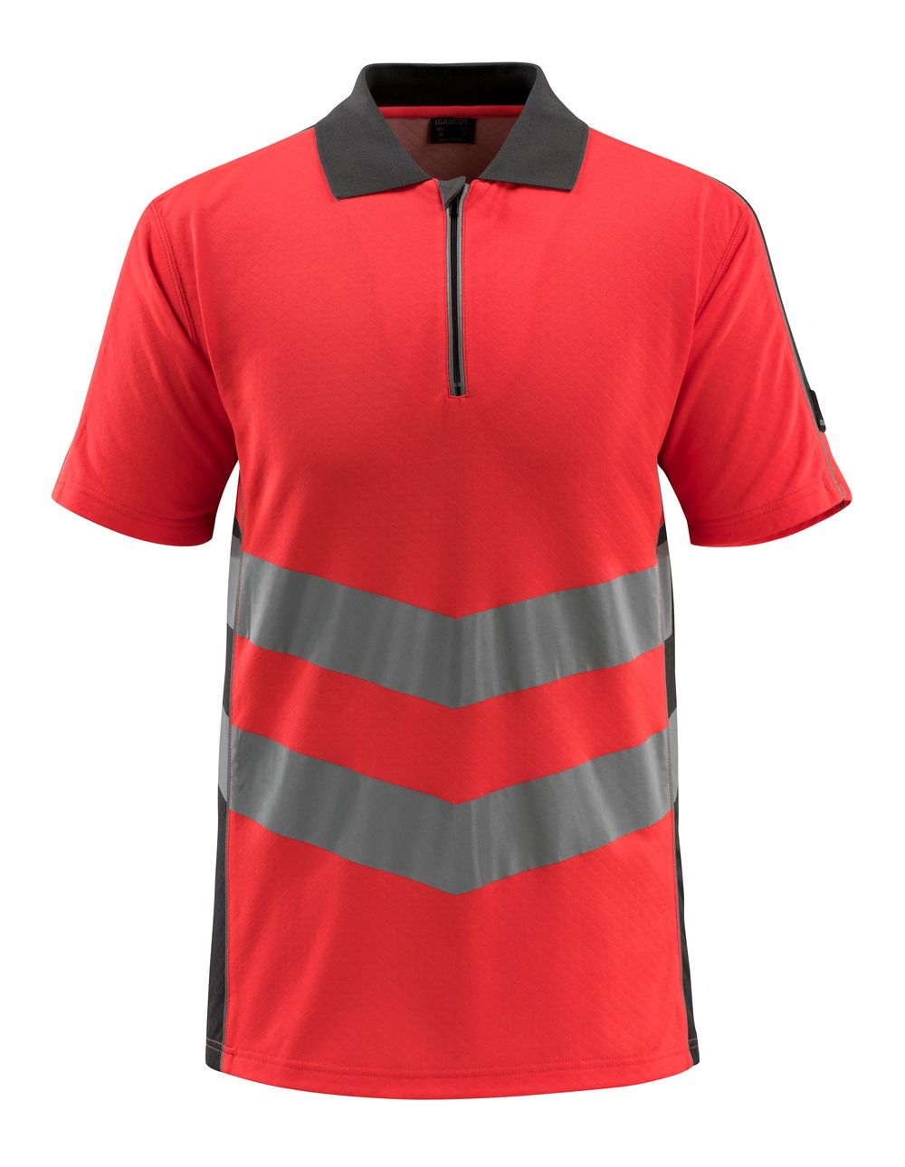Polo-Shirt SAFE SUPREME Hi-vis Rot/Dunkelanthrazit 2XL