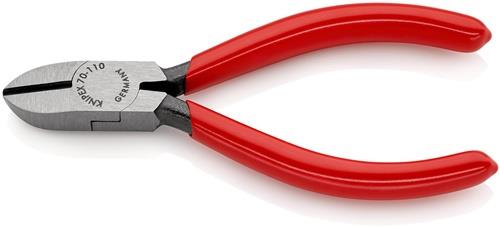 Seitenschneider L.110mm Kopf pol.Ku.-Überzug KNIPEX