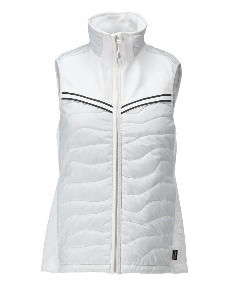 Damen-Passform Thermoweste CUSTOMIZED Weiß 5XL