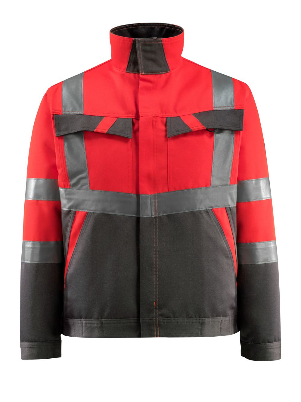 Jacke SAFE LIGHT Hi-vis Rot/Dunkelanthrazit L