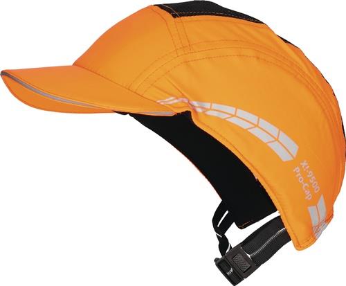 Anstoßkappe X! 9500 54-64cm neonorange Schirmlänge 5cm EN 812:2012 PRO FIT