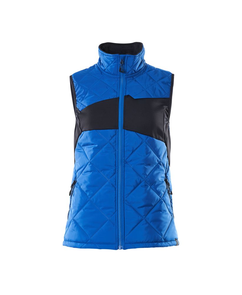 Damen-Passform Thermoweste ACCELERATE Azurblau/Schwarzblau M