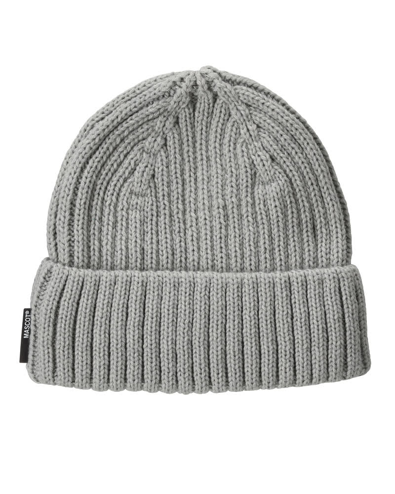 Strickmütze CUSTOMIZED Silbergrau ONE