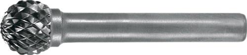 Frässtift KUD D.10mm Kopf-L.9mm Schaft-D.6mm HM Verz.Kreuz PROMAT