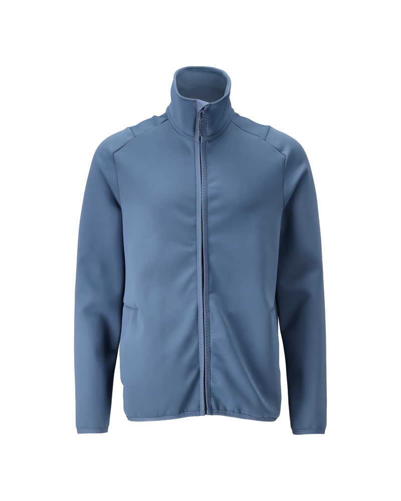 Fleecejacke CUSTOMIZED Steinblau S