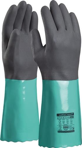 Chemiehandschuh LeiKaChem® 1342 Gr.10 grün EN 388,EN 407,EN 374 PSA III LEIPOLD