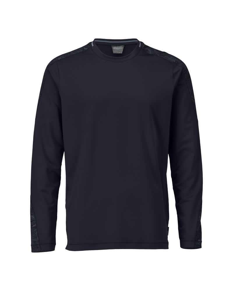 Langarmshirt CUSTOMIZED Schwarzblau 2XL