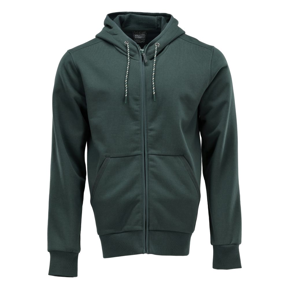 Kapuzenpullover mit Reißverschluss CUSTOMIZED Waldgrün S